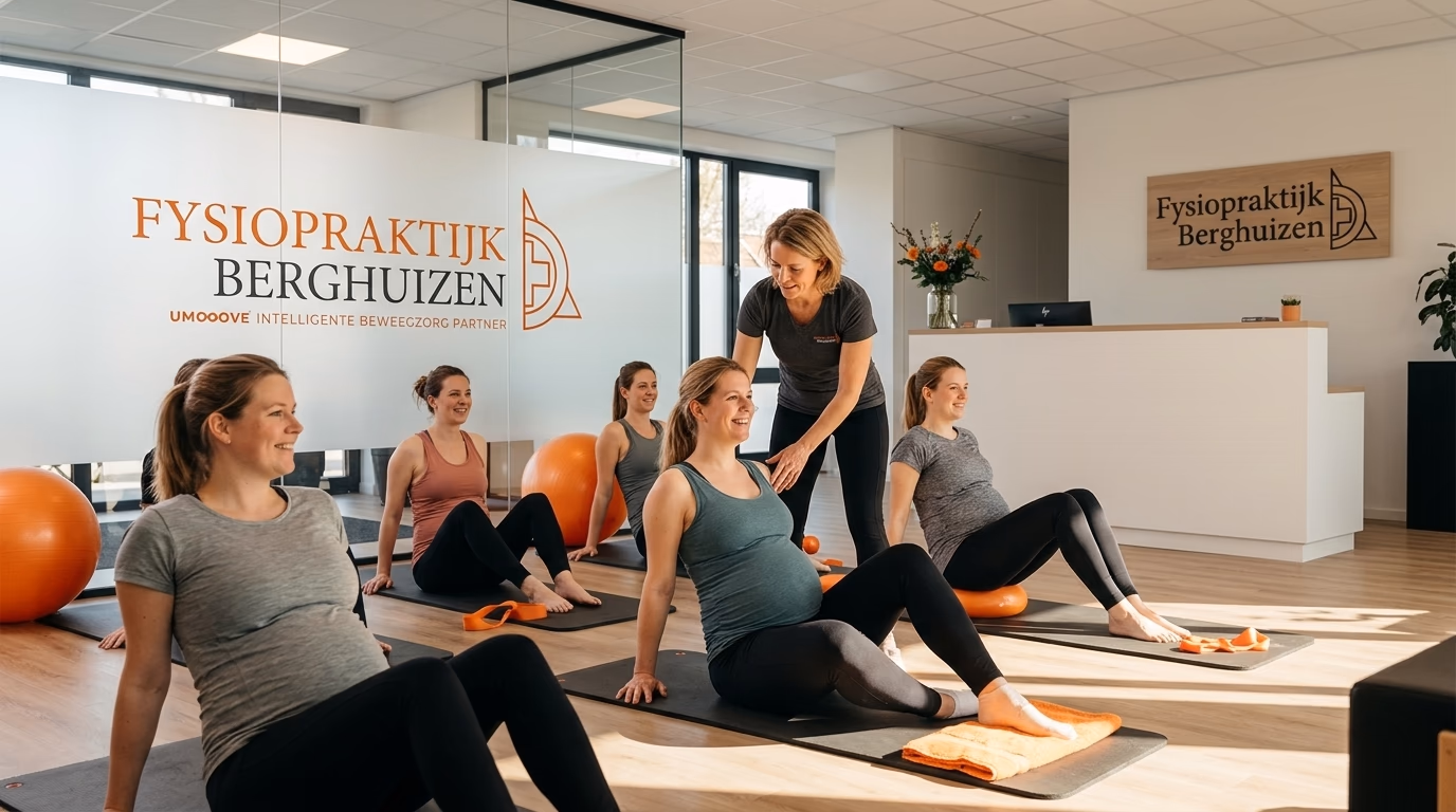 Gezond en fit zwanger met Zwangerfit in Oldenzaal en De Lutte - illustratie voor Fysiopraktijk Berghuizen