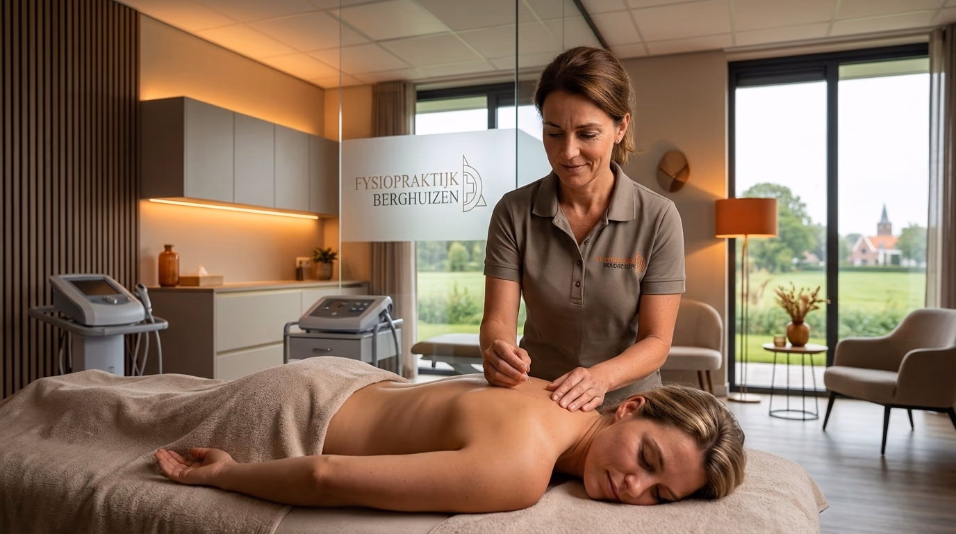 Dry needling in Oldenzaal: effectieve behandeling van spierknopen en rugklachten - illustratie voor Fysiopraktijk Berghuizen